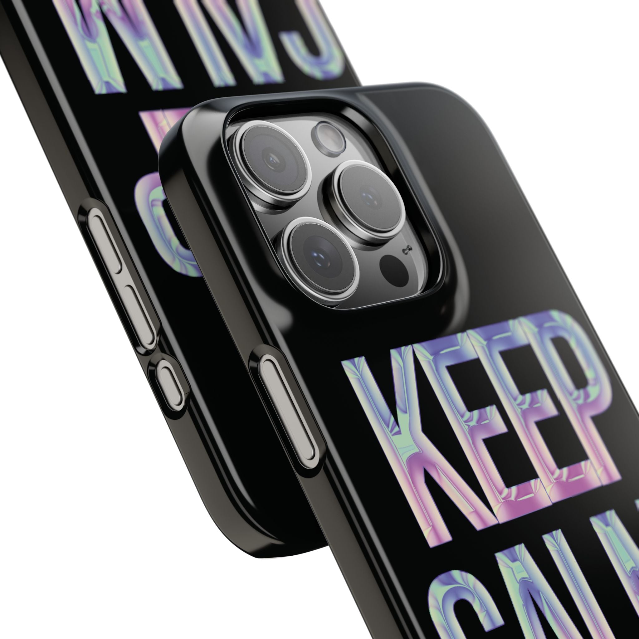 Motivational Slim Phone Case - Keep Calm Design