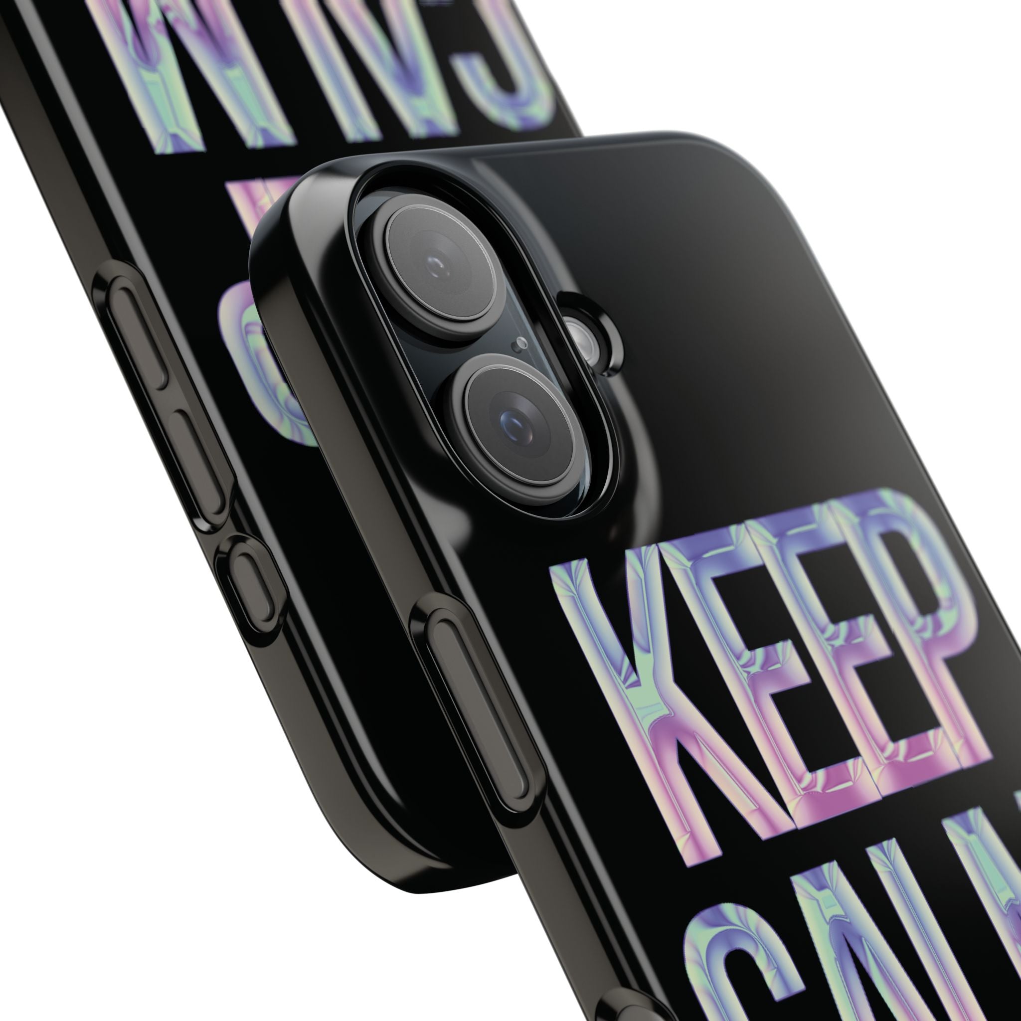 Motivational Slim Phone Case - Keep Calm Design