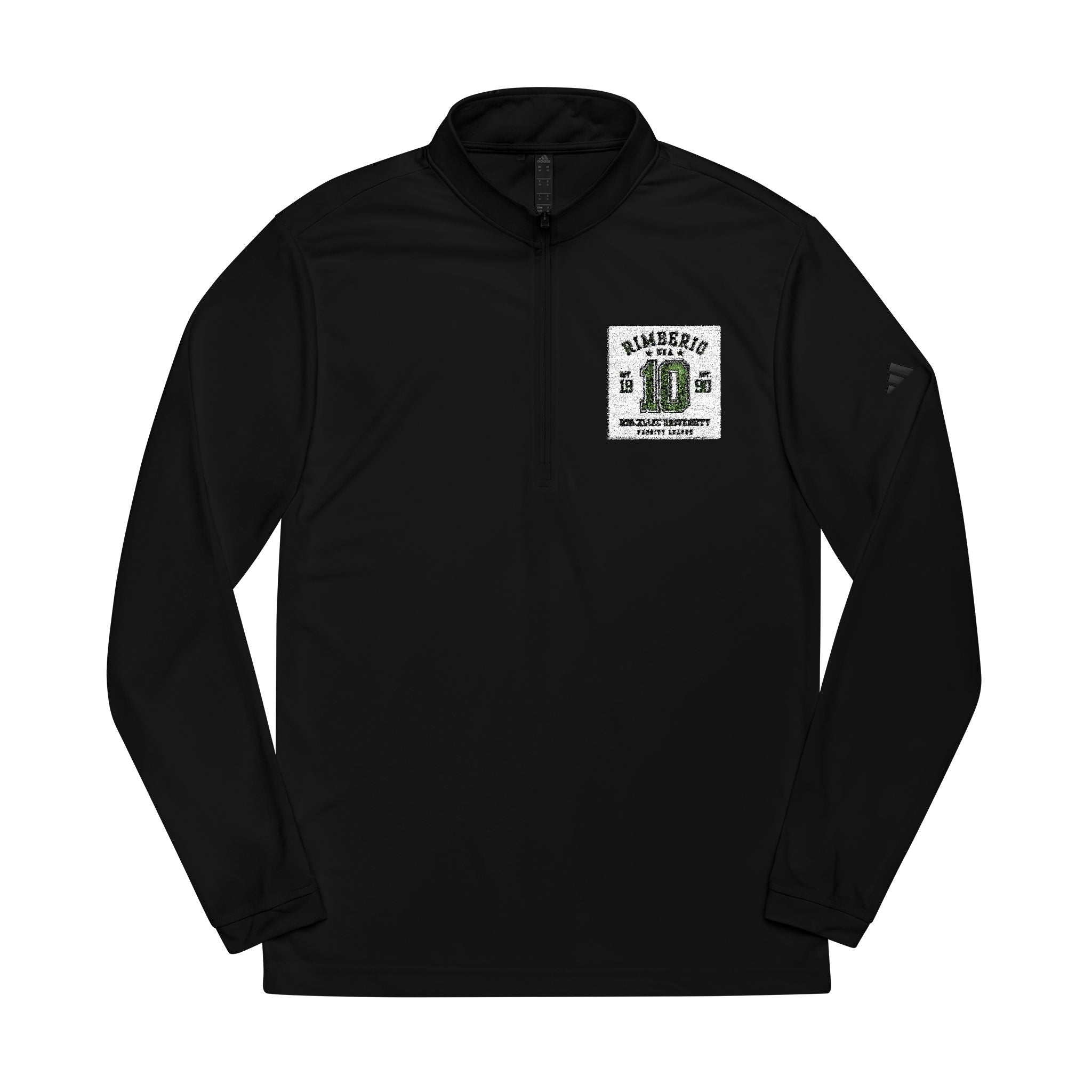 adidas® Quarter-Zip Pullover with Logo Embroidery
