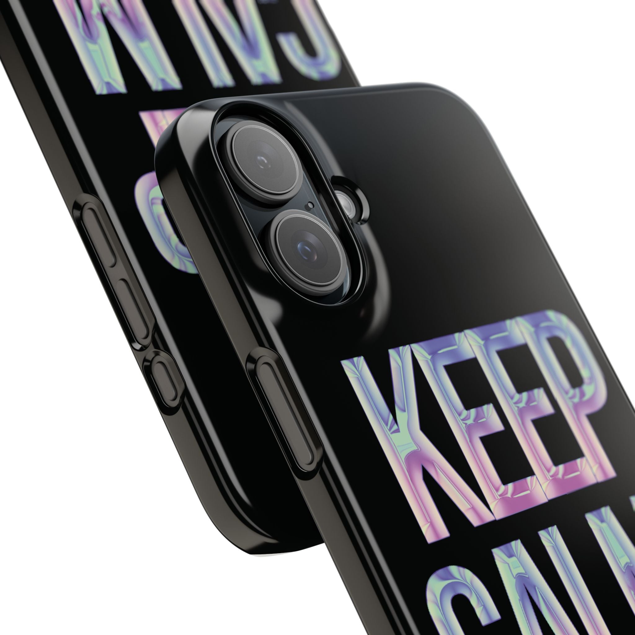 Motivational Slim Phone Case - Keep Calm Design