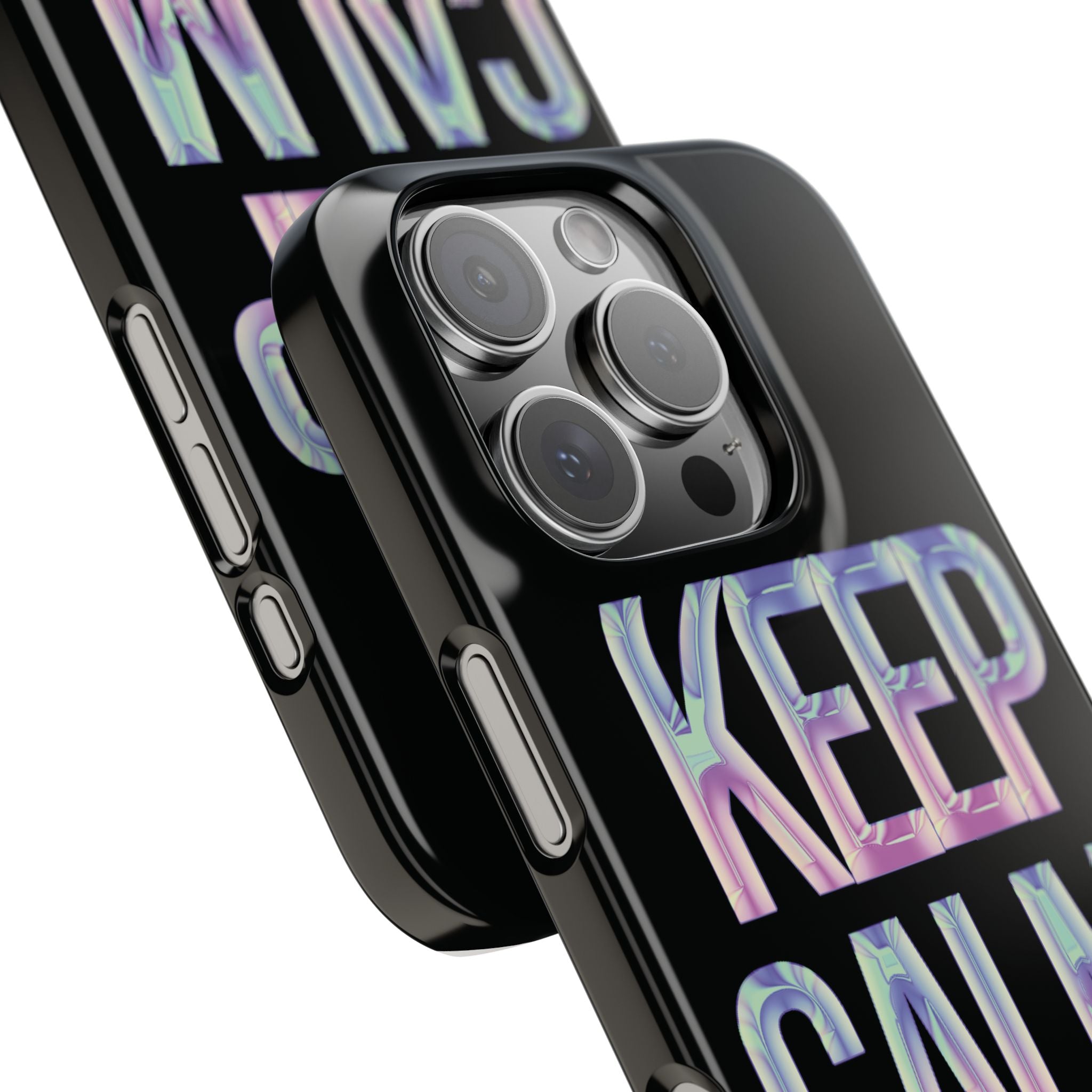 Motivational Slim Phone Case - Keep Calm Design