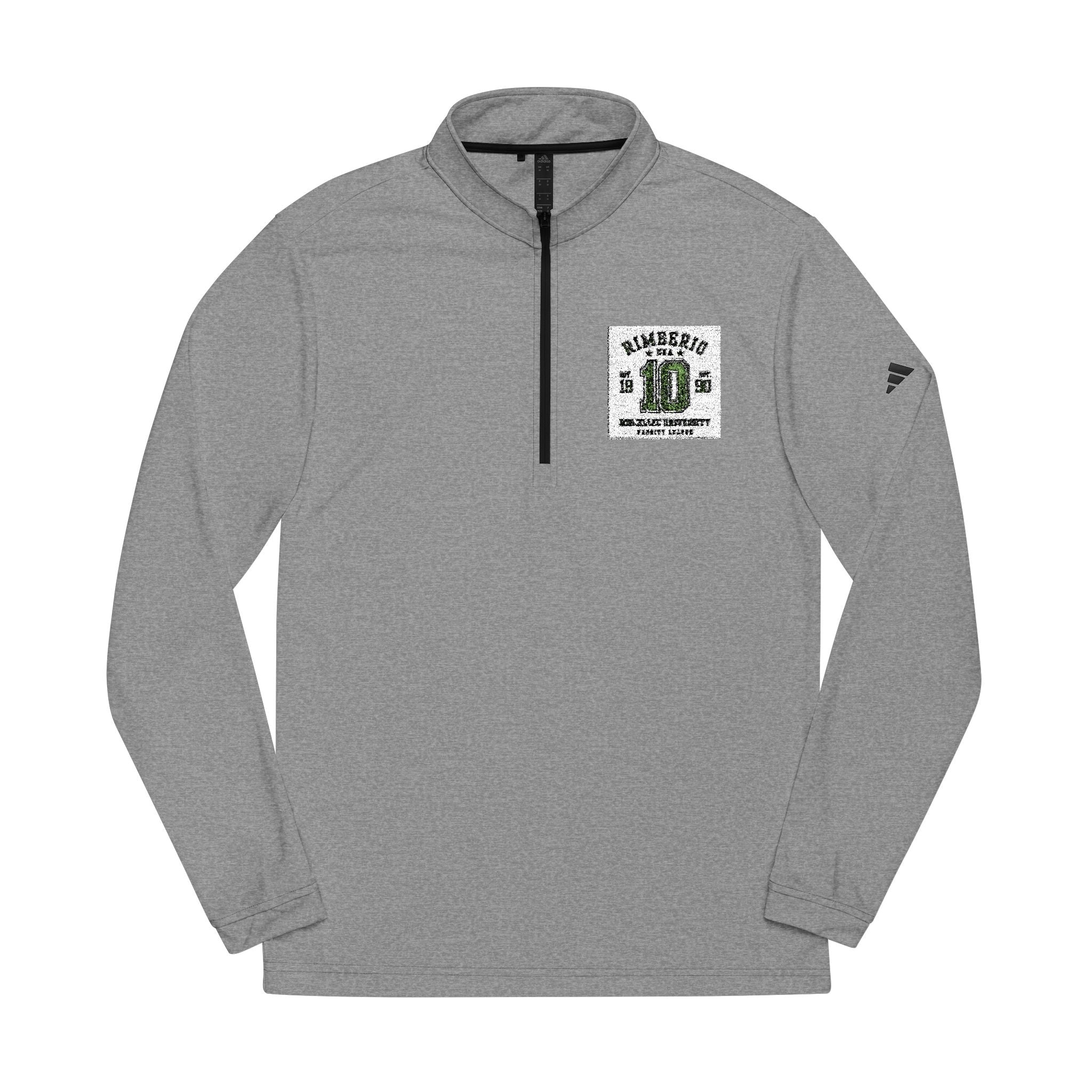 adidas® Quarter-Zip Pullover with Logo Embroidery