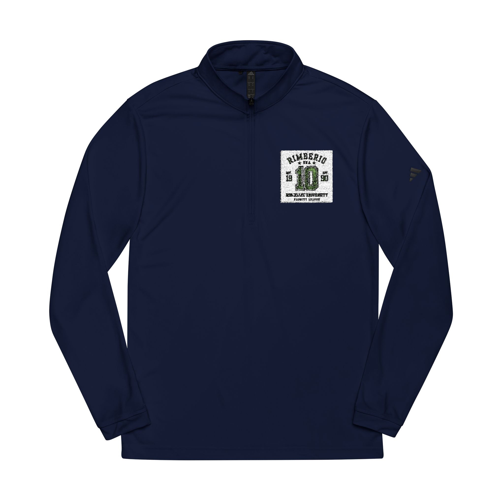 adidas® Quarter-Zip Pullover with Logo Embroidery