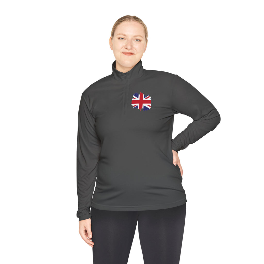 UK Graphic Unisex Quarter-Zip Pullover