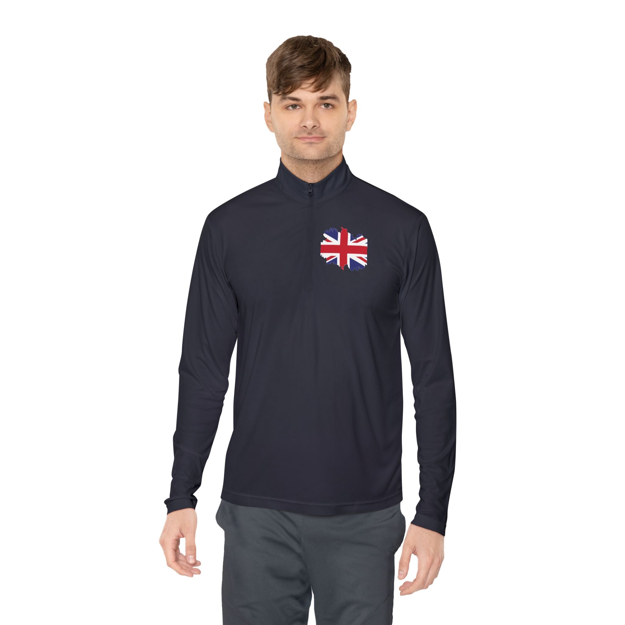 UK Graphic Unisex Quarter-Zip Pullover