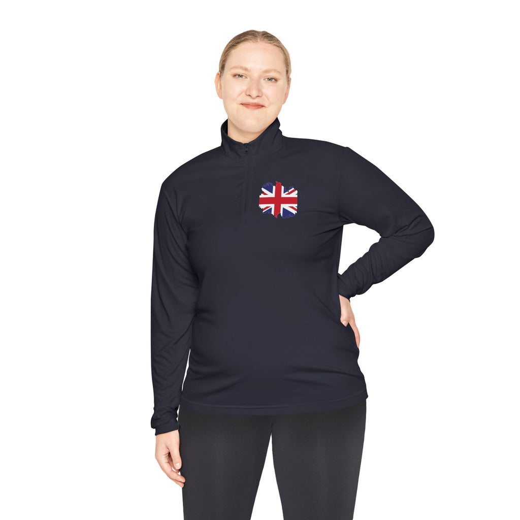 UK Graphic Unisex Quarter-Zip Pullover