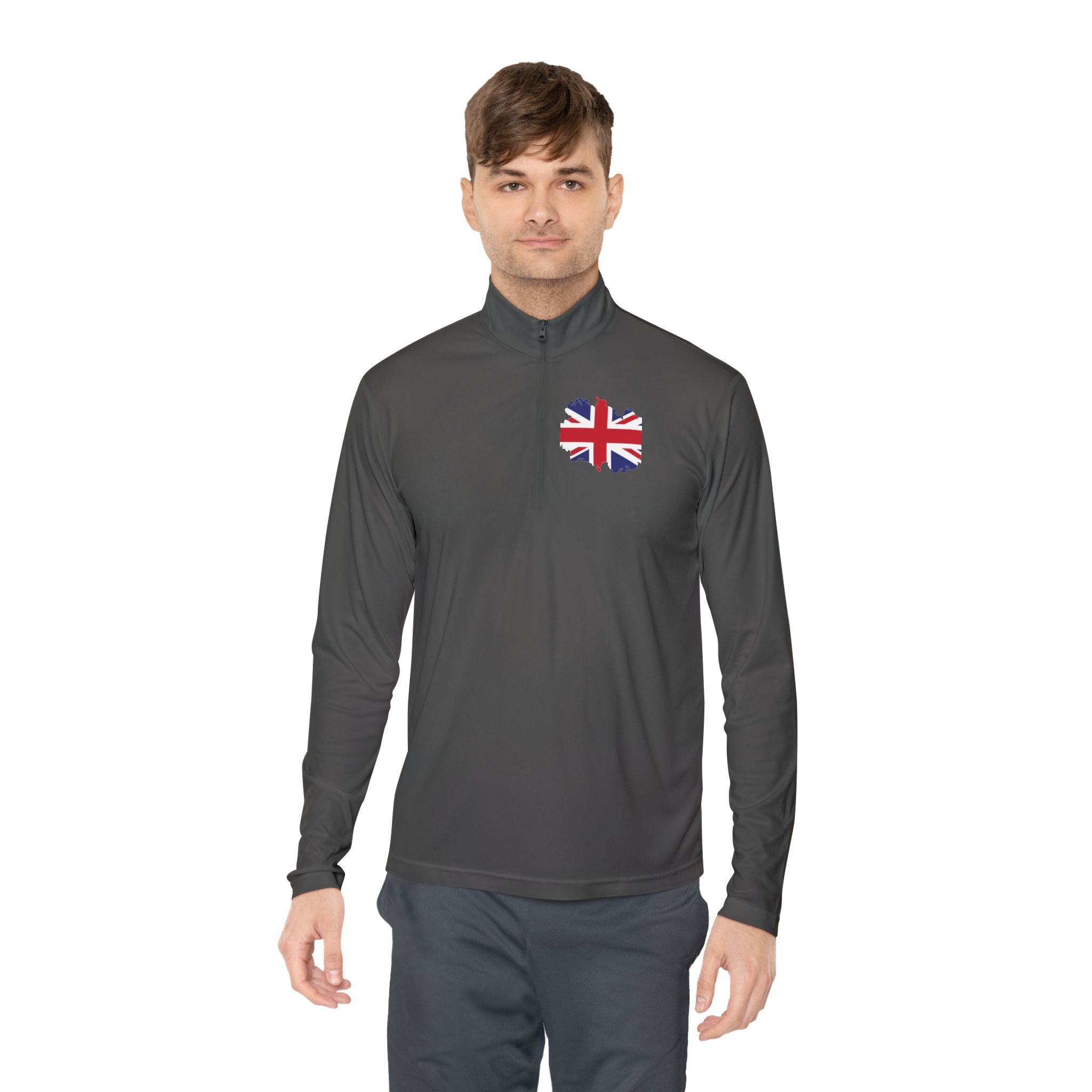 UK Graphic Unisex Quarter-Zip Pullover