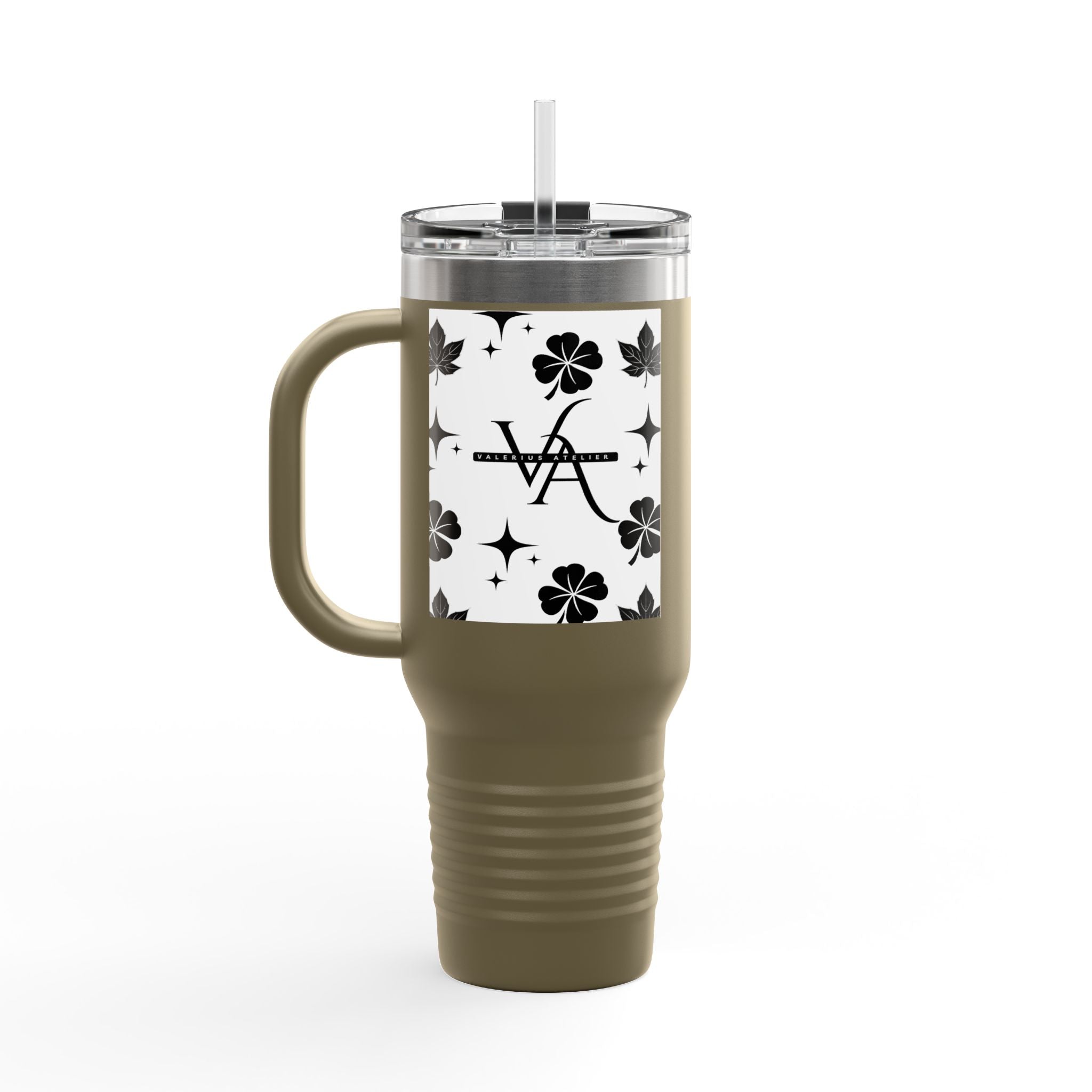 Custom Valerius Atelier Stylish Insulated Travel Mug
