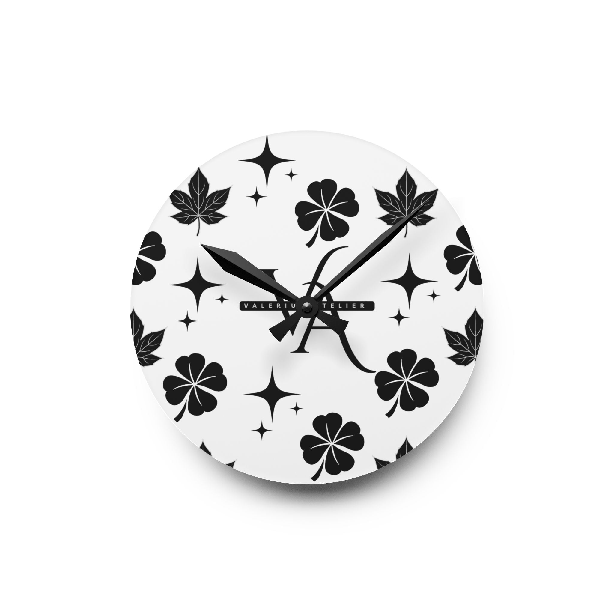 Custom Valerius Atelier Acrylic Wall Clock