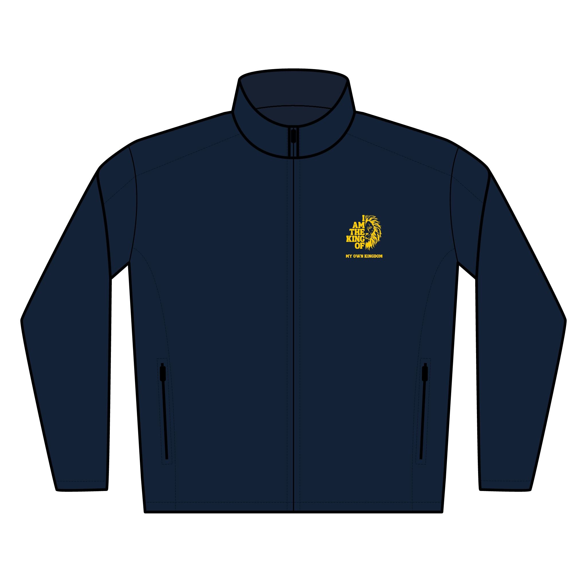 Men's Embroidered Soft Shell Jacket – Outdoor Logo Windbreaker