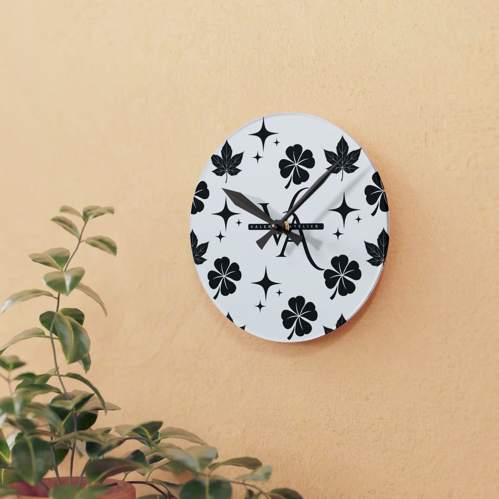 Custom Valerius Atelier Acrylic Wall Clock