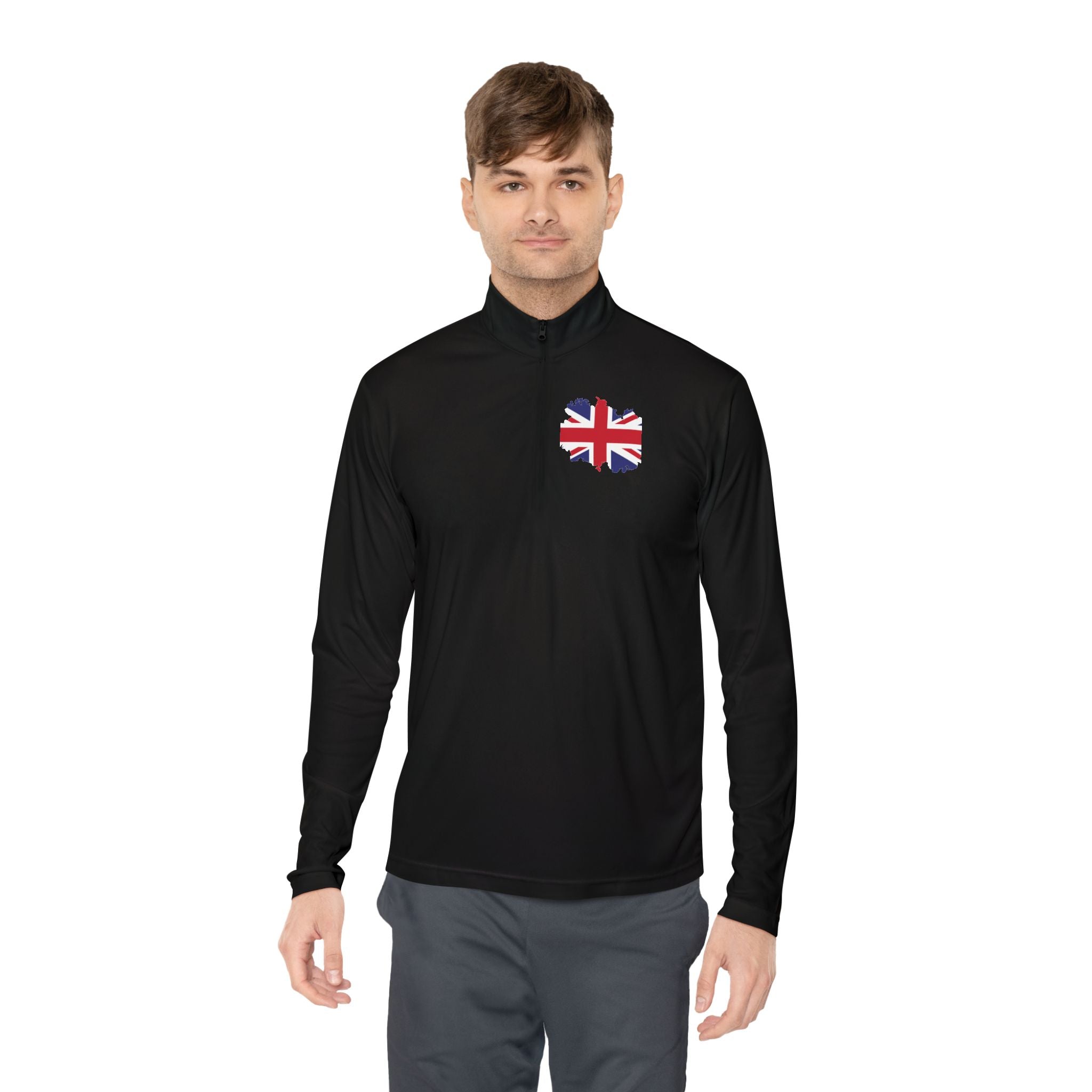 UK Graphic Unisex Quarter-Zip Pullover