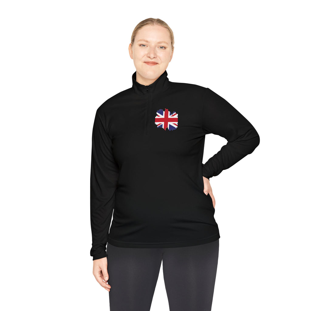 UK Graphic Unisex Quarter-Zip Pullover