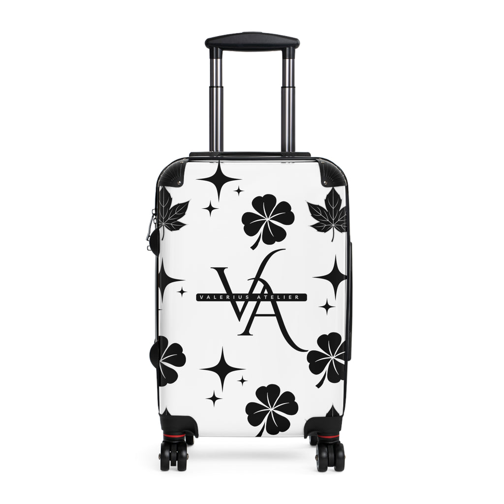 Monogram Travel Carry-On — Black Clover Pattern Suitcase