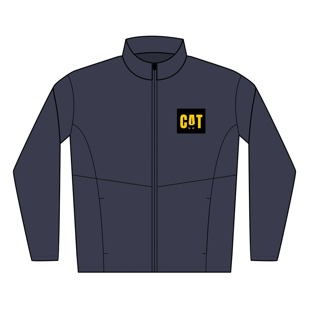 Men's Soft Shell Jacket with CAT Logo | Stylish Outdoor Wear