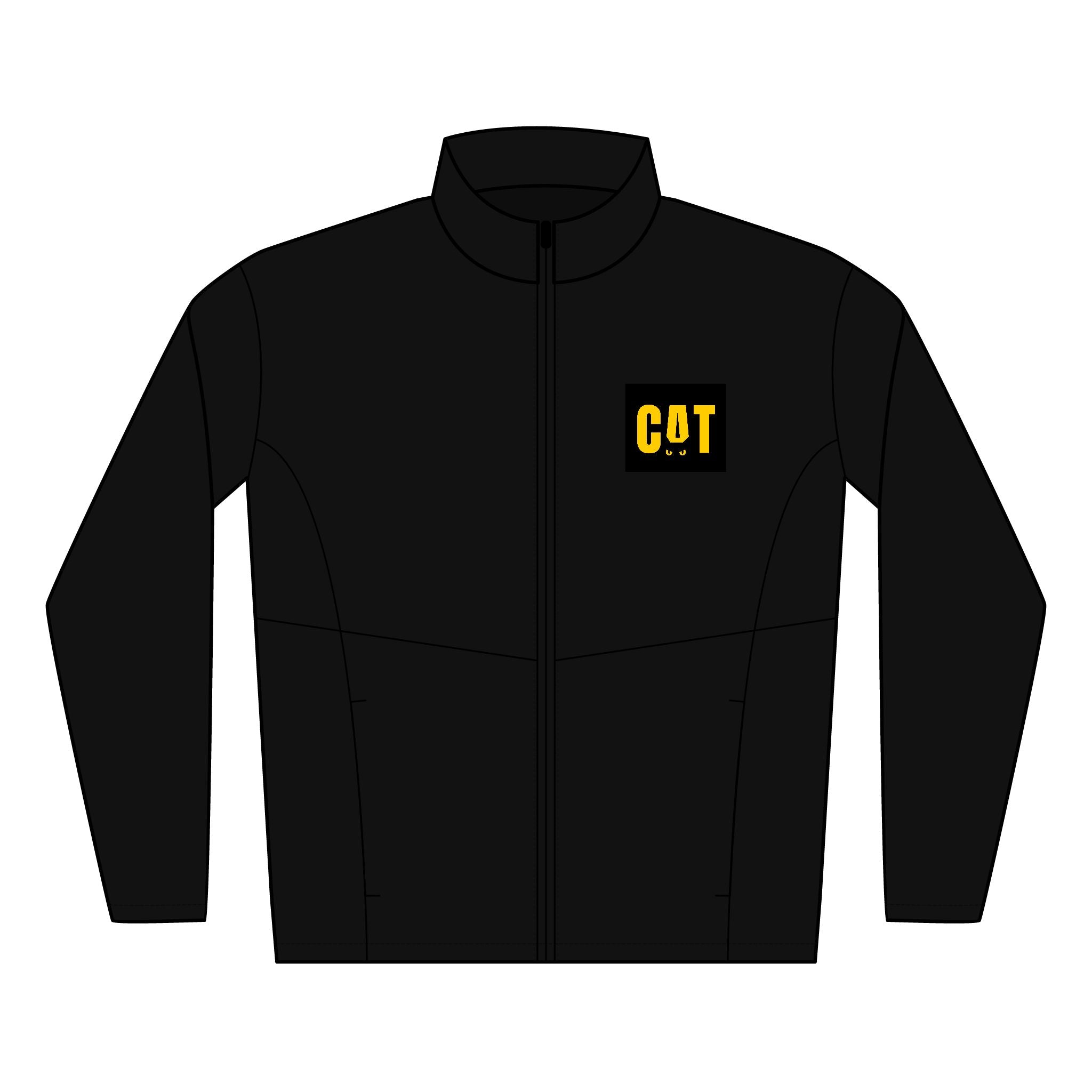 Men's Soft Shell Jacket with CAT Logo | Stylish Outdoor Wear