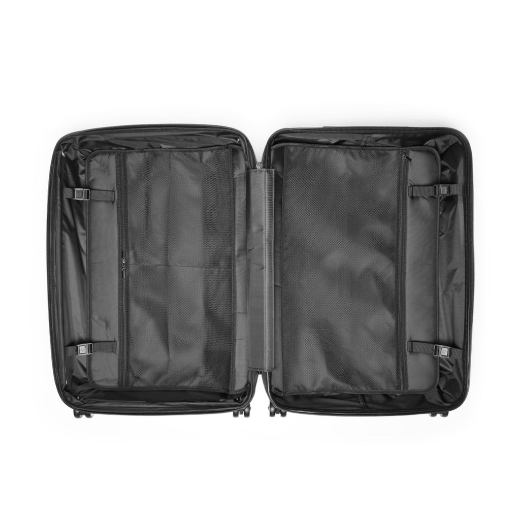 Monogram Travel Carry-On — Black Clover Pattern Suitcase