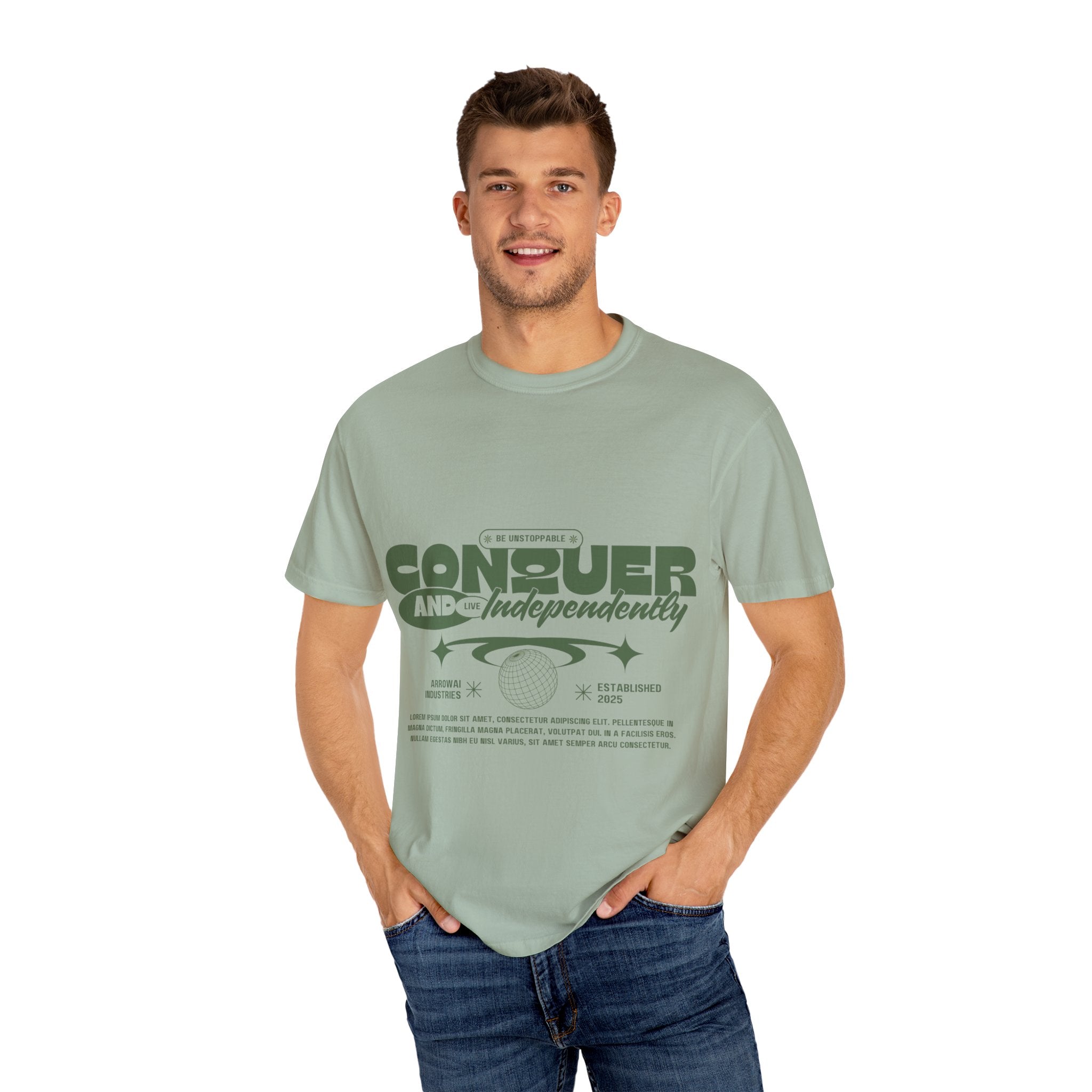 Conquer and Independently Graphic T‑Shirt
