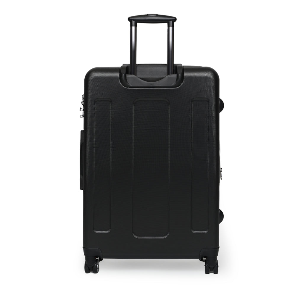 Monogram Travel Carry-On — Black Clover Pattern Suitcase